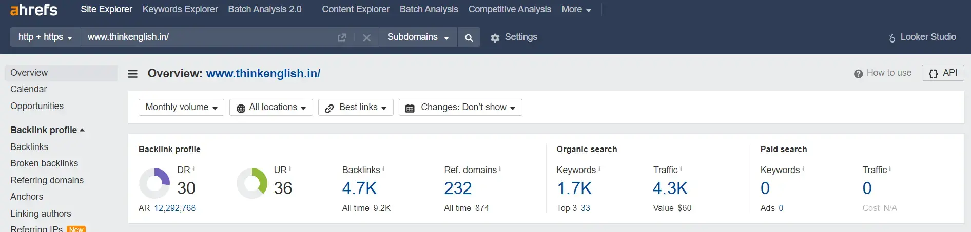 Report - After 6 months