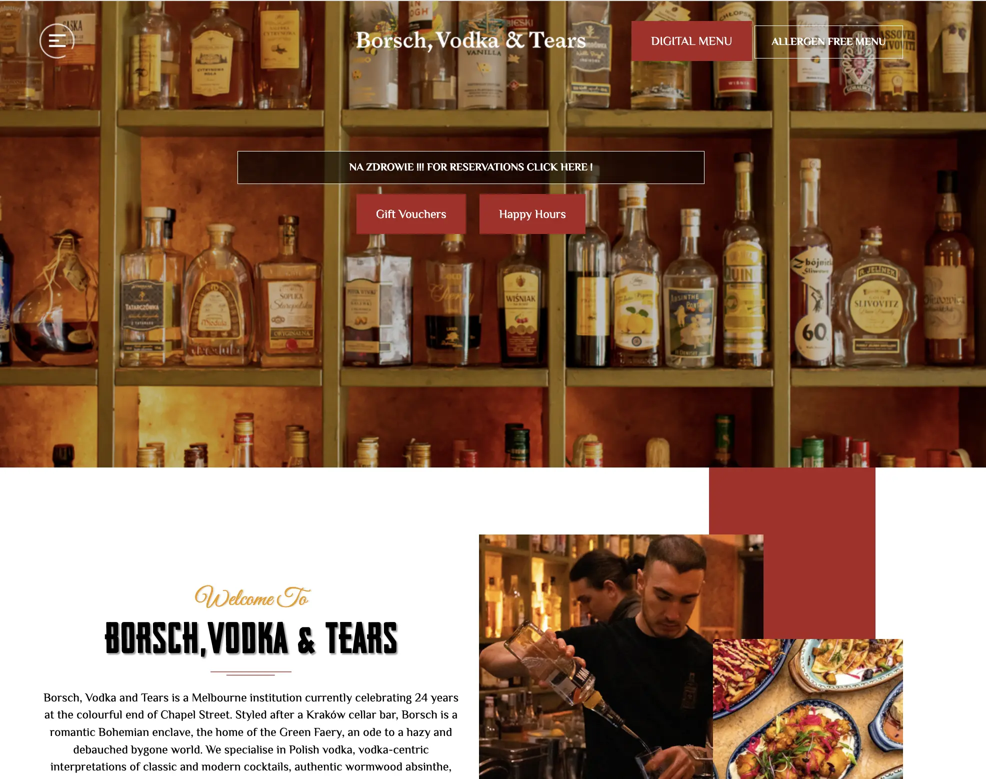 Borsch Vodka and Tears