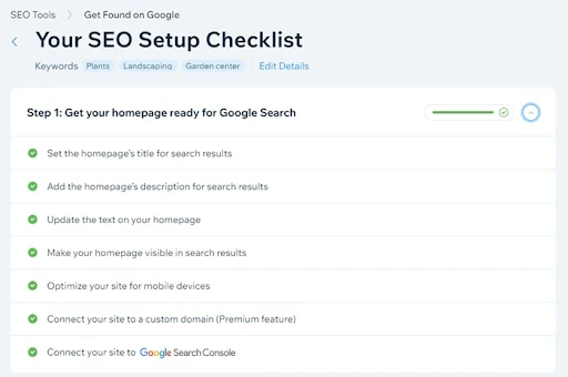 SEO Setup Checklist