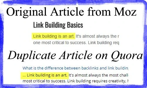 Article Spinning and Duplicate Content