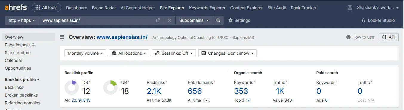 Report - After 3 months