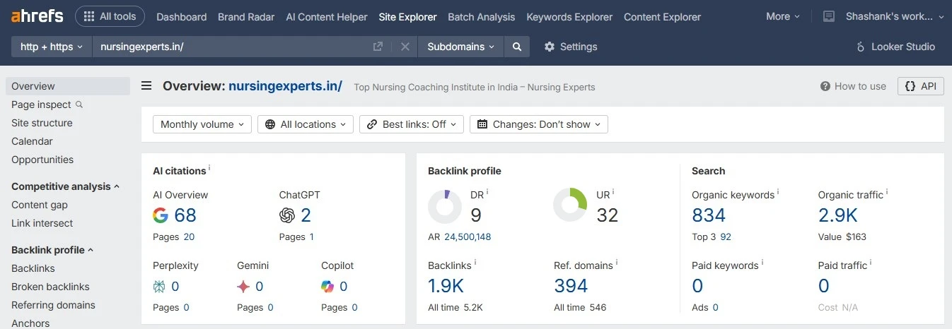 Report - After 6 months